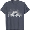 American Outdoor Apparel Horse Riding Apparel - Horse T-Shirt - Heather Blue