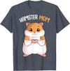 Women's Hamster Mom Hammy Girls T-Shirt - Heather Blue