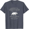Port Stevens P.S.75 Design Greenland Polar Bear T-Shirt - Heather Blue