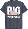 Pig Gift Pig Lover Stuff & Pig Novelty Accessories Cute Pig Whisperer Design For Men Women Farmer Pig Lovers T-Shirt - Heather Blue