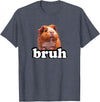 Funny Animal Cavy Mom Gifts T Shirts & Hoodies Bruh Bro Kids Boys Girls Cute Wheek Merch Guinea Pig Lover T-Shirt - Heather Blue
