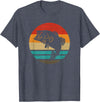Fishing Accessories & Clothing Gifts Women Men Fish Retro Style Vintage T-Shirt - Heather Blue