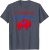 Buffalo Transplant Shirts For All Just A Buffalo Girl in A Florida World T-Shirt - Heather Blue