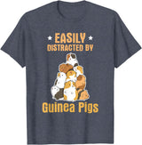 Fluff Lover Quote Guinea Pig Quote for a Guinea Lover T-Shirt - Heather Blue