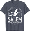 Salem Witch Halloween Apparel Salem Local Witches Union 1692 Witch Halloween Costume T-Shirt - Heather Blue