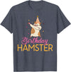 Birthday Hamster Cute Hamster Lover T-Shirt - Heather Blue
