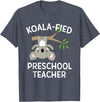 Preschool Teacher Gifts and Apparel Cute Koala Preschool Teacher T-Shirt Funny Pun Gift T-Shirt - Heather Blue