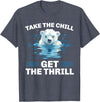 Polar Bear Plunge SteMi Apparel Polar Bear Plunge Icy Water Polar Plunge T-Shirt - Heather Blue