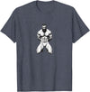 Jay Moe Design Bear, Pride, Gay Pride, Bear Pride Flag, Gay, Rainbow Flag T-Shirt - Heather Blue