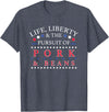 Official Get Hopped Apparel Funny Pork and Beans Shirt - Novelty Gift T-Shirt - Heather Blue