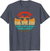 Cow Accessories & Clothing Gifts Women Men Kids Cow Retro Style Vintage T-Shirt - Heather Blue