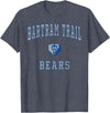 Official High School Fan Gear Bartram Trail High School Bears T-Shirt - Heather Blue