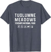California Shirts Tuolumne Meadows, Yosemite Outdoor T-shirt T-Shirt - Heather Blue