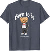 Bahaa's Tee Born To Be Different, Cool Teddy Bear Quotes Graphic Designs T-Shirt - Heather Blue