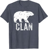 Bear Clan Founding Fathers Clothing Apparel Bear Clan Native American Pride Founding Fathers Tribe T-Shirt - Heather Blue