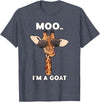 themed giraffe gifts Funny Giraffe Lover Quote Animals I Love Giraffes Gifts T-Shirt - Heather Blue
