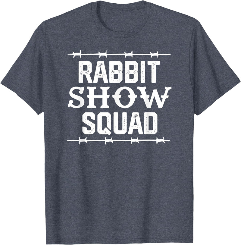 Rabbit Show Squad T-Shirt in Heather Blue