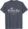 Port Stevens P.S.75 Design Polar Bear - Hudson Bay - Canada - Maple Leaf - Maple Leaf T-Shirt - Heather Blue