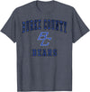 Official High School Fan Gear Burke County High School Bears T-shirt C1 T-Shirt - Heather Blue