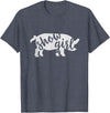 Pig Showing T-Shirts & Gifts Cute Show Girl Pig Shirt T-Shirt - Heather Blue