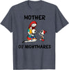 Mom Shirts Mother of Nightmares Graphic T-Shirt - Heather Blue
