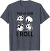 Funny Panda This Is How I Roll Cute Panda Cute Little Bear Panda, This Is How I Roll T-Shirt - Heather Blue