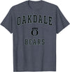 Official High School Fan Gear Oakdale High School Bears T-Shirt - Heather Blue
