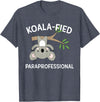 Teacher Gift T-Shirts and Apparel Cute Koala Paraprofessional Gift Appreciation T-Shirt T-Shirt - Heather Blue