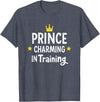 Prince Charming In Training Halloween Costume Prince Charming in Training Halloween T-Shirt - Heather Blue