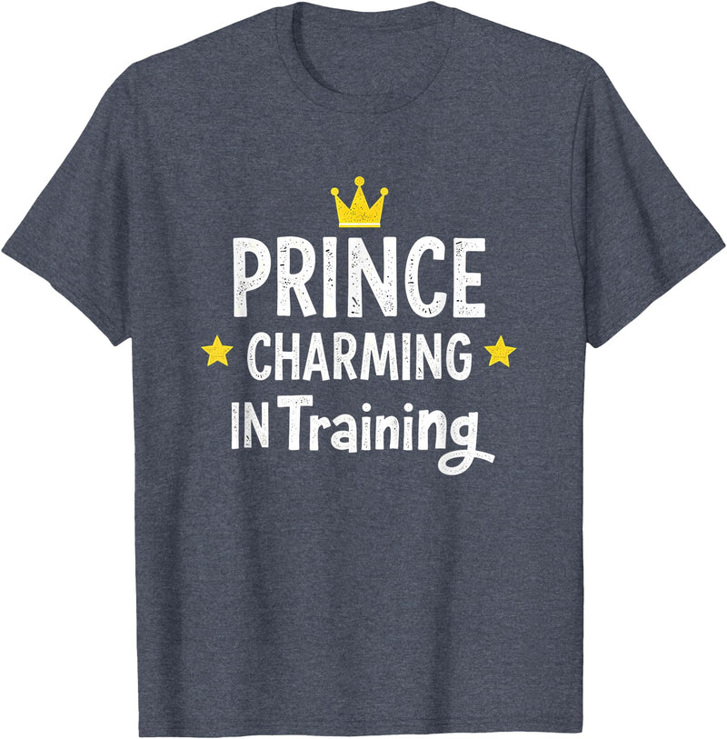 Prince Charming In Training Halloween Costume Prince Charming in Training Halloween T-Shirt - Heather Blue