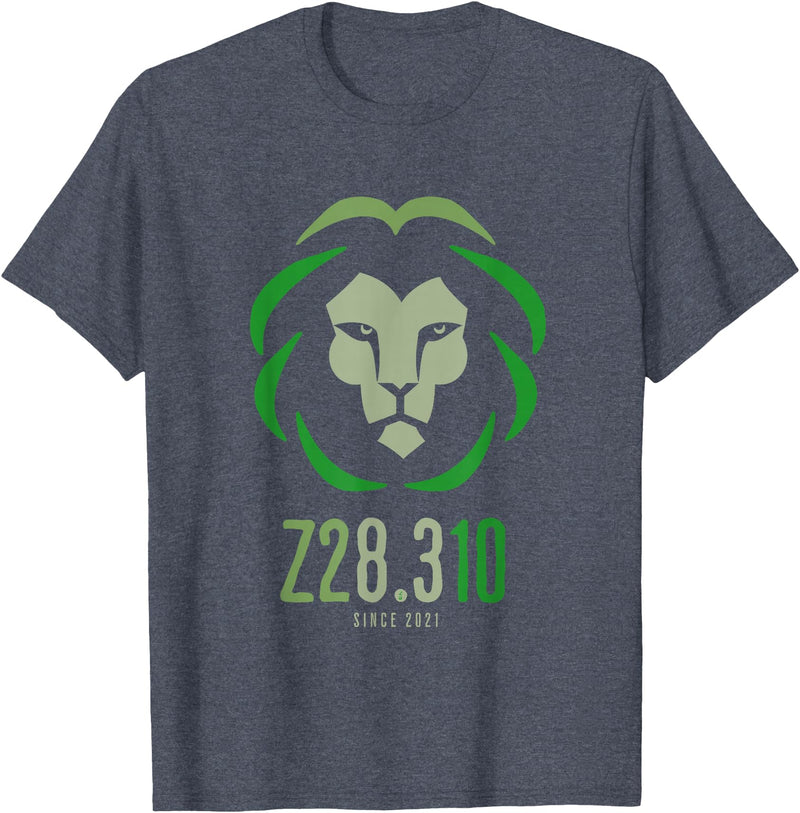 Liberty Styles Z28.310 Since 2021 Funny Lion T-Shirt - Heather Blue