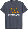 Africa Giraffe Gifts and Giraffe Sayings Funny Giraffic Jam Cute Giraffe Giraffe Pun Cute Giraffe T-Shirt - Heather Blue
