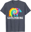Gatlinburg Tennessee - Bear Tie Dye Gatlinburg Tennessee Bear Tie Dye Vintage Retro T-Shirt - Heather Blue