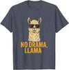 Am End Fashion No Drama, Llama - Cool Look T-Shirt - Heather Blue