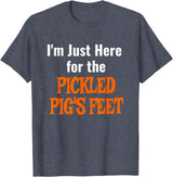Pickled Pig's Feet Shirt T-Shirt - Heather Blue