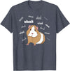 Funny Guinea Pig Tee Gift Animal Pet new kids love Guinea Pig Love Guinea Pig Wheek Wheek Feed Me Guinea Pig T-Shirt - Heather Blue