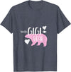 Grandma-Bear Tees Mother's Day Gigi Bear For Your Mom and Grandma Christmas T-Shirt - Heather Blue