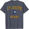 Official High School Fan Gear St. Joseph High School Bears T-Shirt - Heather Blue