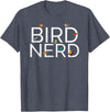 EpicWear Bird Nerd Bird Watcher Watching tshirt T-Shirt - Heather Blue