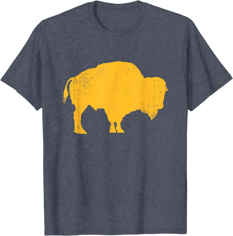 EmmaLoo Tees Buffalo New York BFLO B-Lo WNY Shirts Buffalo New York Shirt B-LO BFLO Hockey WNY Shirt T-Shirt - Heather Blue