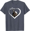 Horse Lover Gifts I Love Horses Love Appaloosa Paint Horse Lover of Horses Gift T-Shirt - Heather Blue