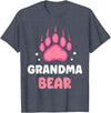 Humor Bears Costume Wild Bear Granny Grandma Bear Animal Lover Pun Bears Bear Grandmother Nan T-Shirt - Heather Blue