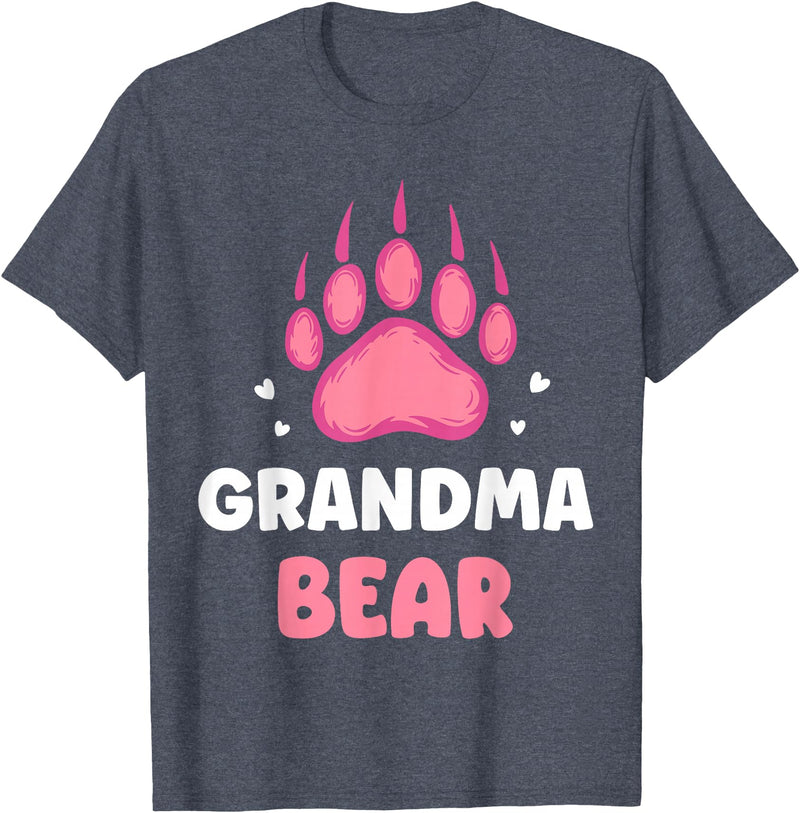 Humor Bears Costume Wild Bear Granny Grandma Bear Animal Lover Pun Bears Bear Grandmother Nan T-Shirt - Heather Blue
