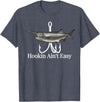 T-shirts 4You Paddlefish Hookin Ain't Easy fishing shirt T-Shirt - Heather Blue
