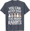 Bunny Rabbit Lover Funny Pet Animal Graphic Saying Men Women T-Shirt in Heather Blue