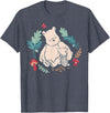 Disney Winnie The Pooh Classic Illustration Piglet and Pooh T-Shirt - Heather Blue