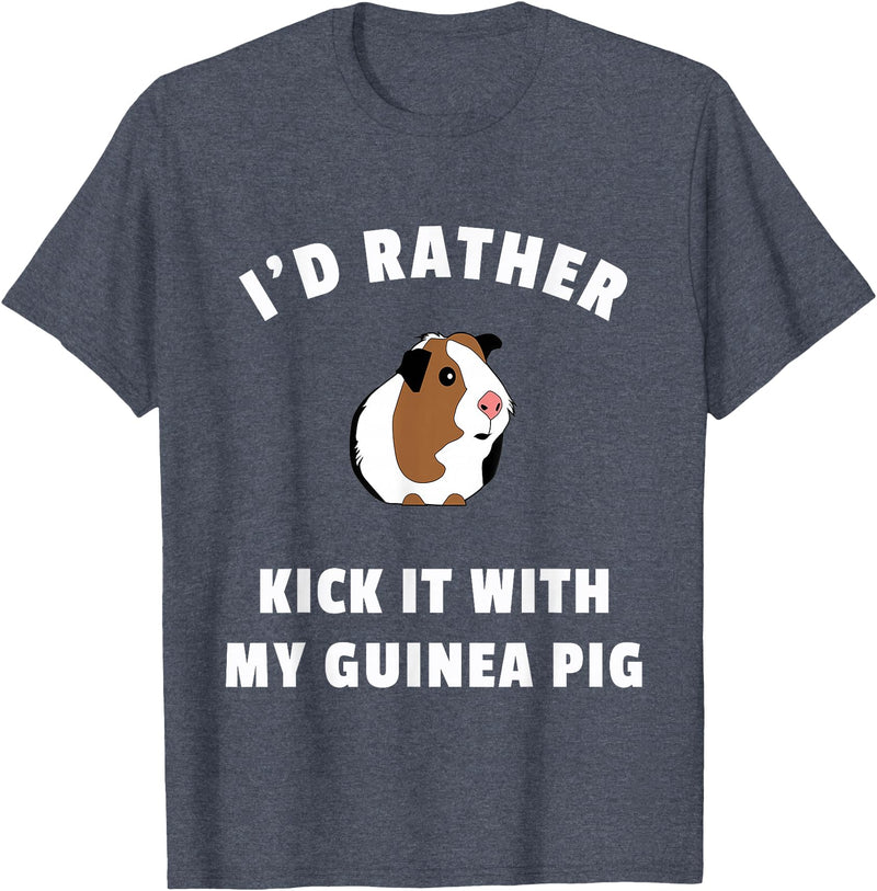 Guinea Pig Accessories & Shirts Funny Guinea Pig Tshirt - Gift for Guinea Pig Owner - Heather Blue