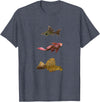 Pleco Lovers Tees Pleco Plecostamus Algae Eater Aquarium Fish Tanks T-Shirt - Heather Blue