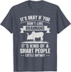 Funny Brahmans Gift for Men & Rancher Smart People Cattle Farmer - Cow Breeds Brahmans T-Shirt - Heather Blue
