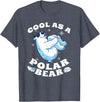 Polar Bear Apparel Cool Polar Bear Funny Arctic Animal Lover T-Shirt - Heather Blue